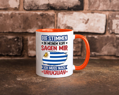 Uruguay | Urlaub Stimmen in meinem Kopf Traumland Geschenk Humor Geschenkidee