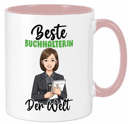 Beste Buchhalterin | Buchhaltung Humor v2 lustig Geschenkidee Geschenk Tasse