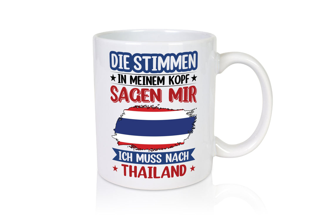 Thailand | Urlaub Stimmen in meinem Kopf Traumland lustiger Spruch Geschenk
