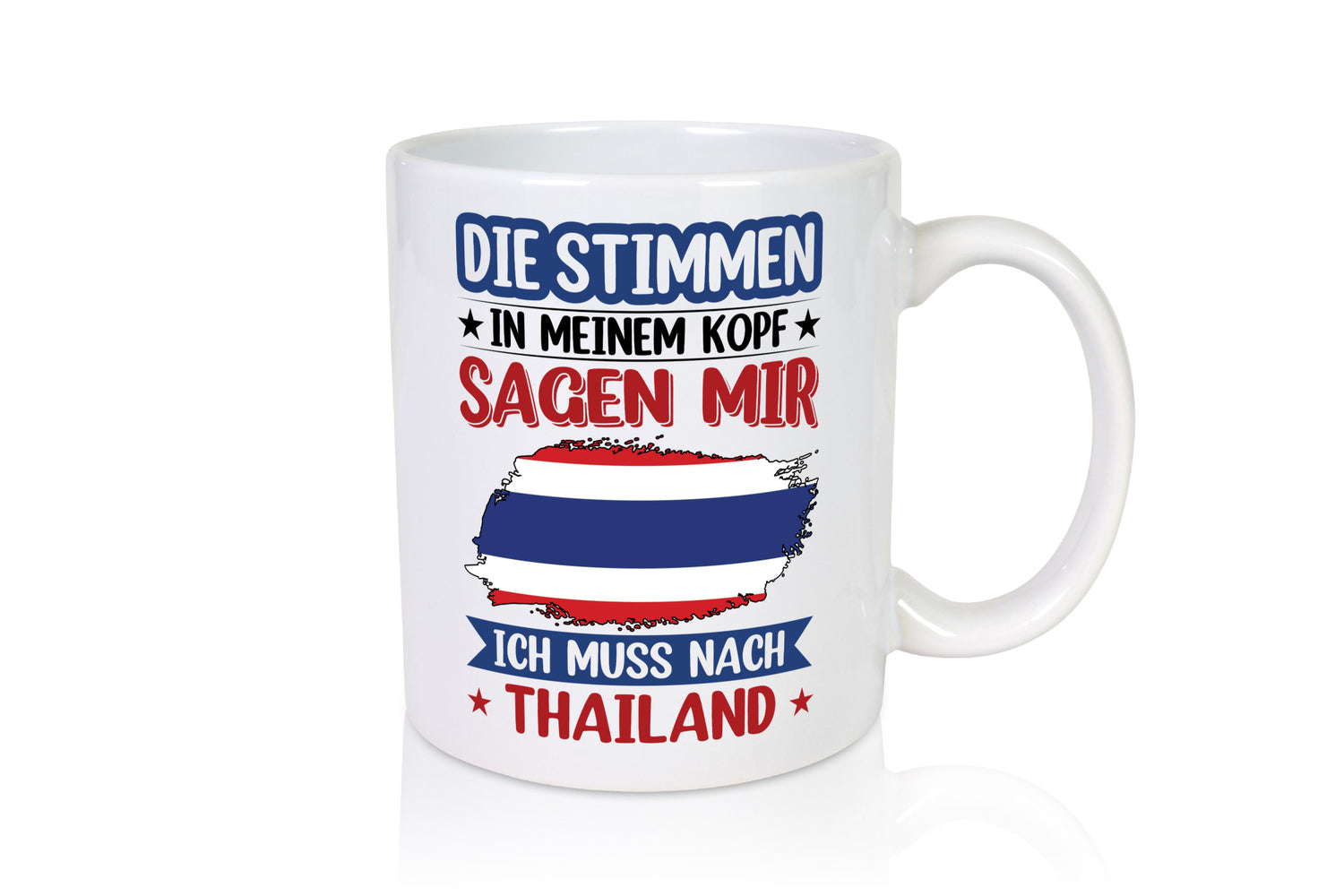 Thailand | Urlaub Stimmen in meinem Kopf Traumland lustiger Spruch Geschenk