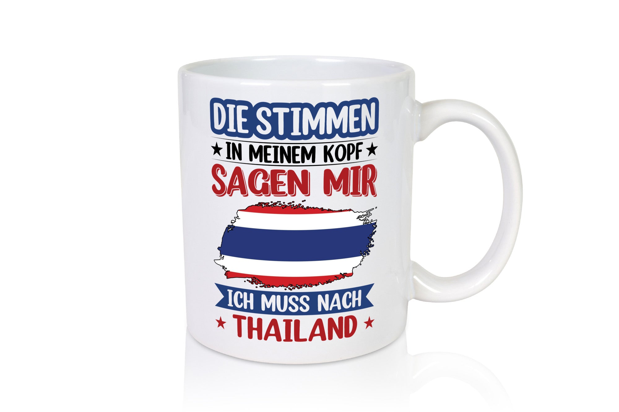 Thailand | Urlaub Stimmen in meinem Kopf Traumland lustiger Spruch Geschenk
