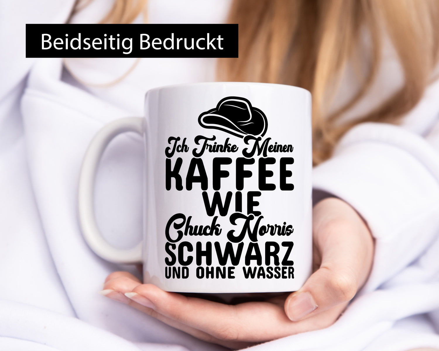 Ich trinke meinen Kaffee lustiger Spruch Geschenk Humor Geschenkidee Tasse