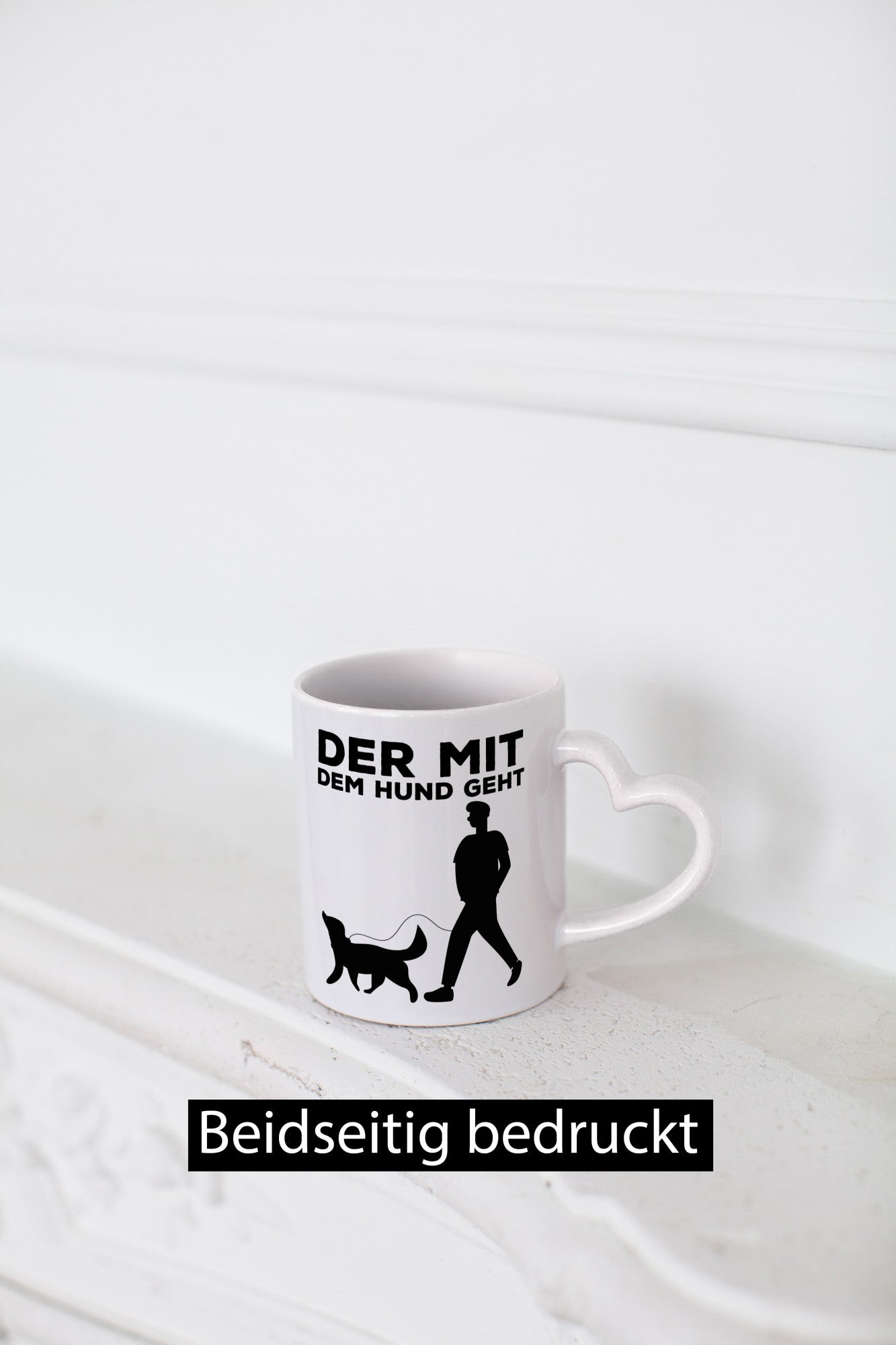 Der mit dem Hund | Hundebesitzer Tasse Spaziergang Geschenk Tierliebhaber Humor