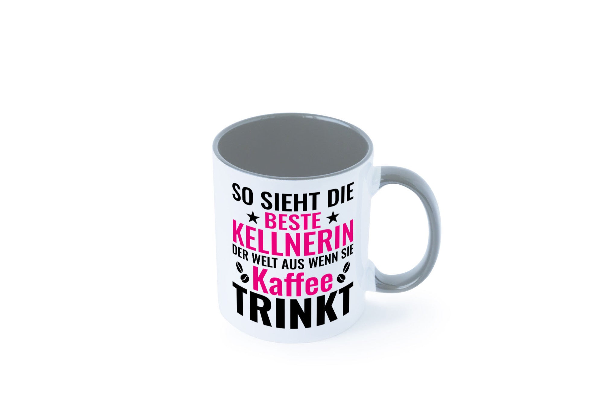 Kaffee trinkt: Kellnerin | Beruf kellnern Bedienung Humor Arbeit Kollegen Büro