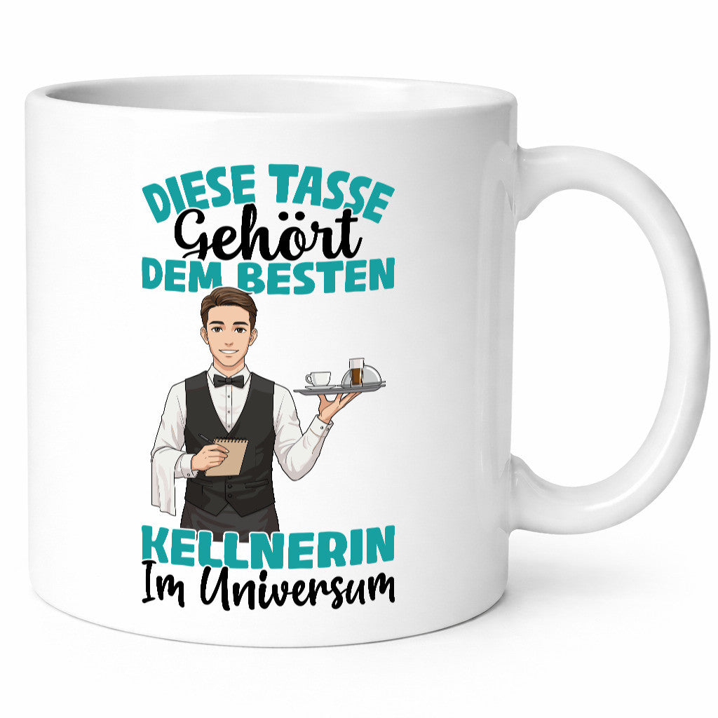 Im Universum: Kellner | kellnern Bedienung lustig Humor Geschenkidee Geschenk