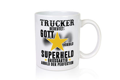 Bedeutung von Trucker | LKW Fahrer Beruf lustig Arbeit Kollegen Büro Geschenk
