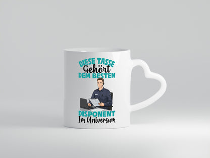 Im Universum: Disponent | Zuteiler Humor Geschenkidee Tasse
