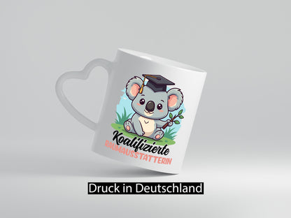 Koalifizierte Raumausstatterin | Wohn Ausstatterin Humor Geschenkidee Tasse