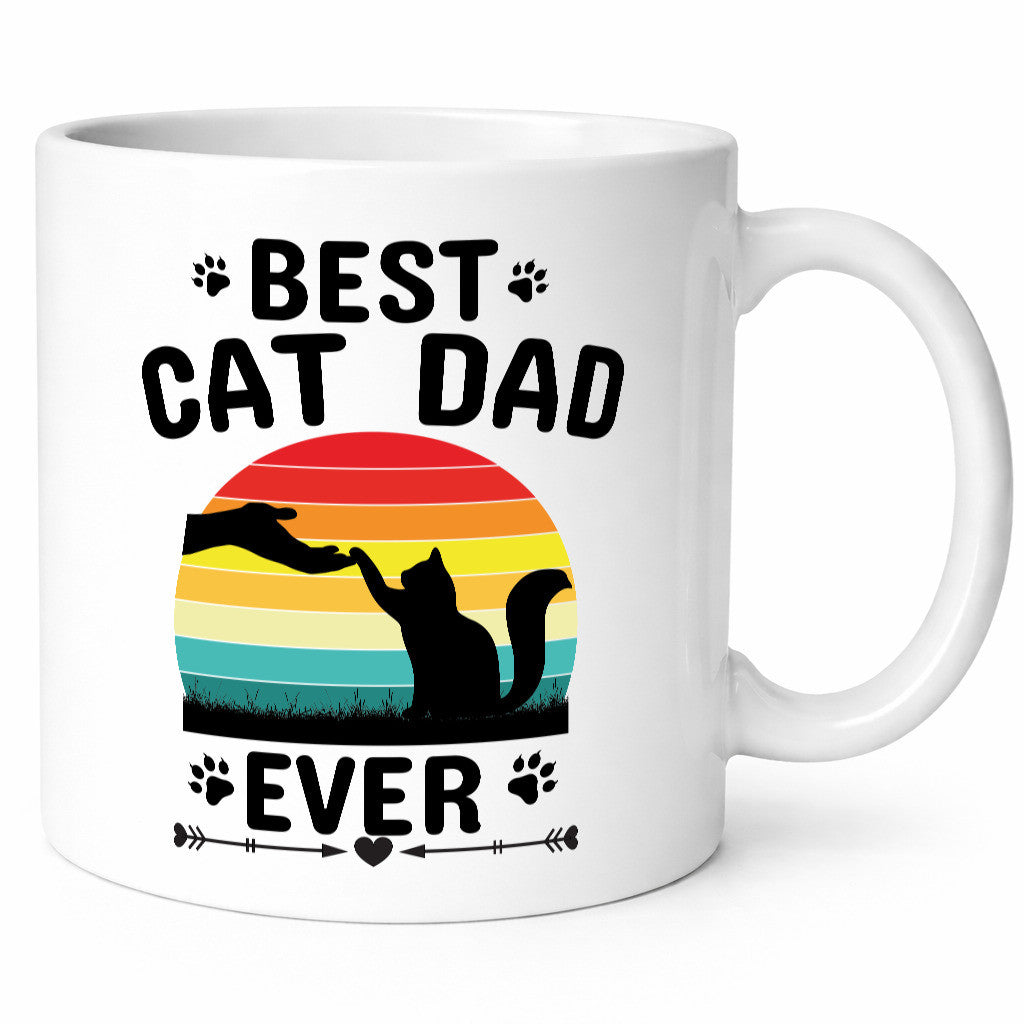 Best Cat Dad Ever lustiger Spruch Geschenk Humor Geschenkidee Tasse