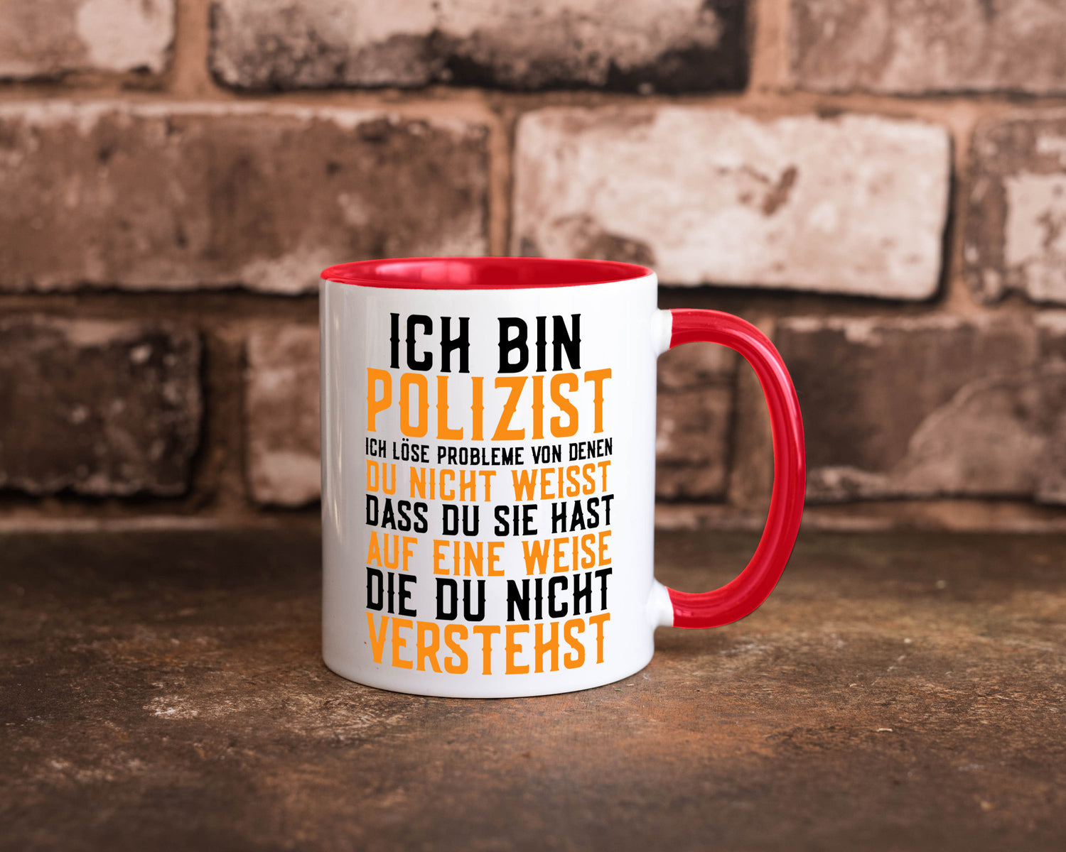 Ich bin Polizist | Polizei Beruf Job lustiger Spruch Geschenk Arbeit Kollegen
