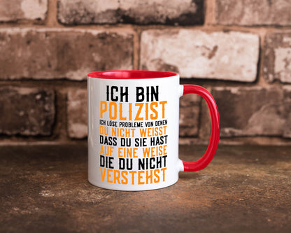 Ich bin Polizist | Polizei Beruf Job lustiger Spruch Geschenk Arbeit Kollegen