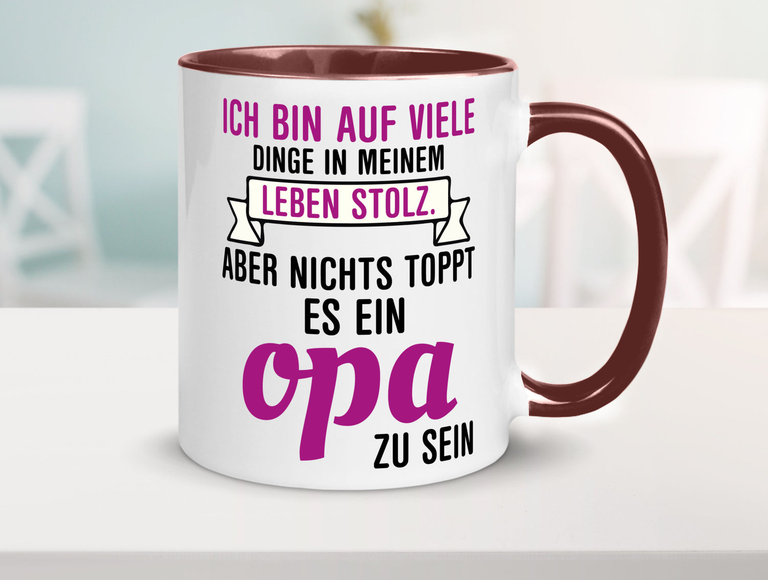 Opa Tasse | Stolzer Großvater Vatertag Enkelkinder Geschenk Familie