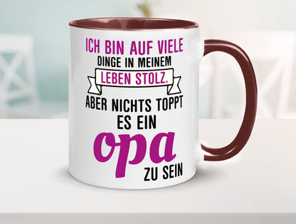Opa Tasse | Stolzer Großvater Vatertag Enkelkinder Geschenk Familie