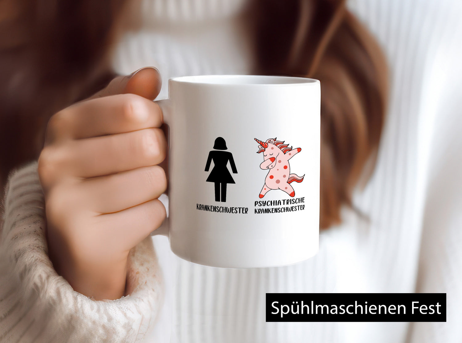 Krankenschwester | Psychiatrie Einhorn Geschenk Humor Geschenkidee lustiger