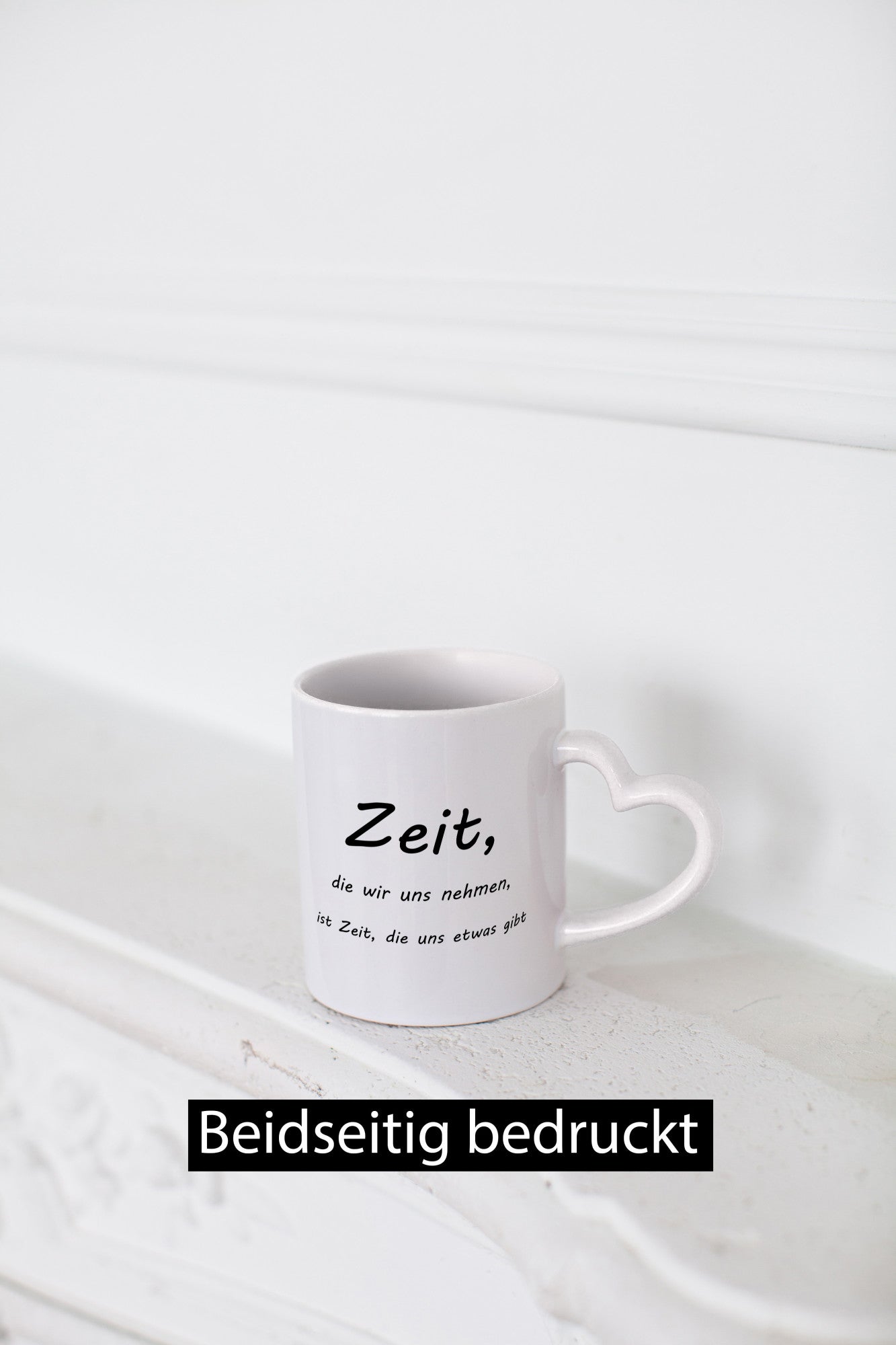 Zeit die wir uns nehmen ist etwas gibt Humor Geschenkidee Tasse