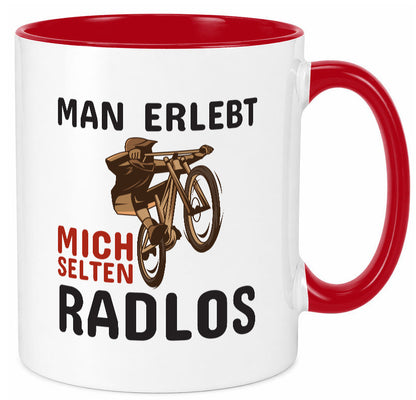 Selten Radlos | Spruchtasse Fahrrad Männer Humor lustiger Spruch Geschenk