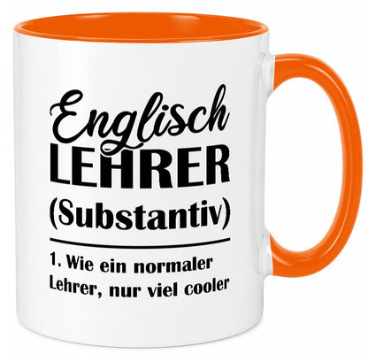 Englisch Lehrer, normal, nur viel cooler Geschenk Humor Geschenkidee lustiger Tasse