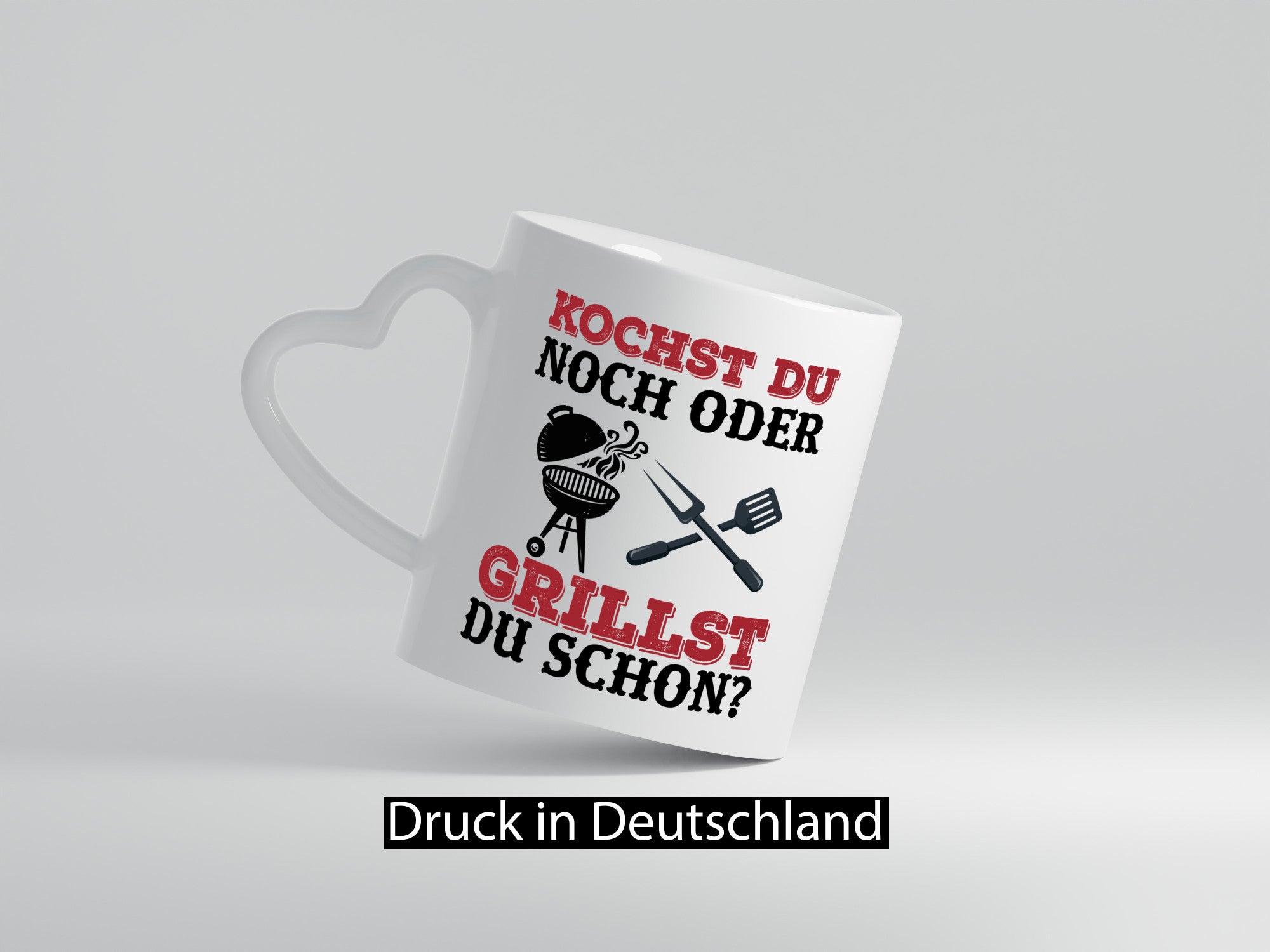 Grillst du schon? | Spruch Tasse Grillen Männer Geschenkidee Humor