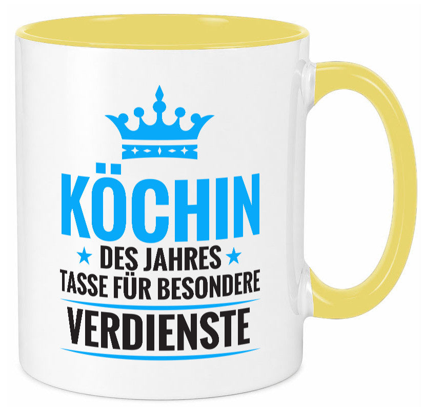 Besonderer Verdienst: Köchin | Chefköchin Chefkoch Geschenkidee Arbeit Kollegen