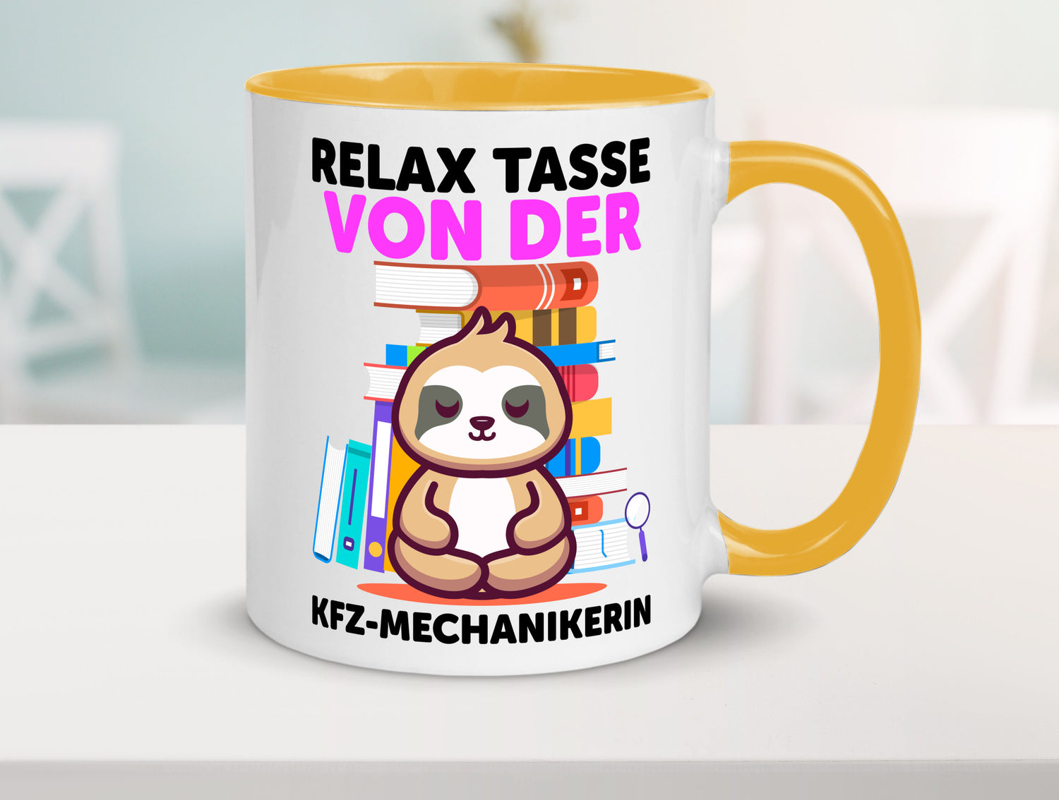Relax Tasse: KFZ-Mechanikerin | Mechaniker KFZ Humor Geschenkidee Tasse