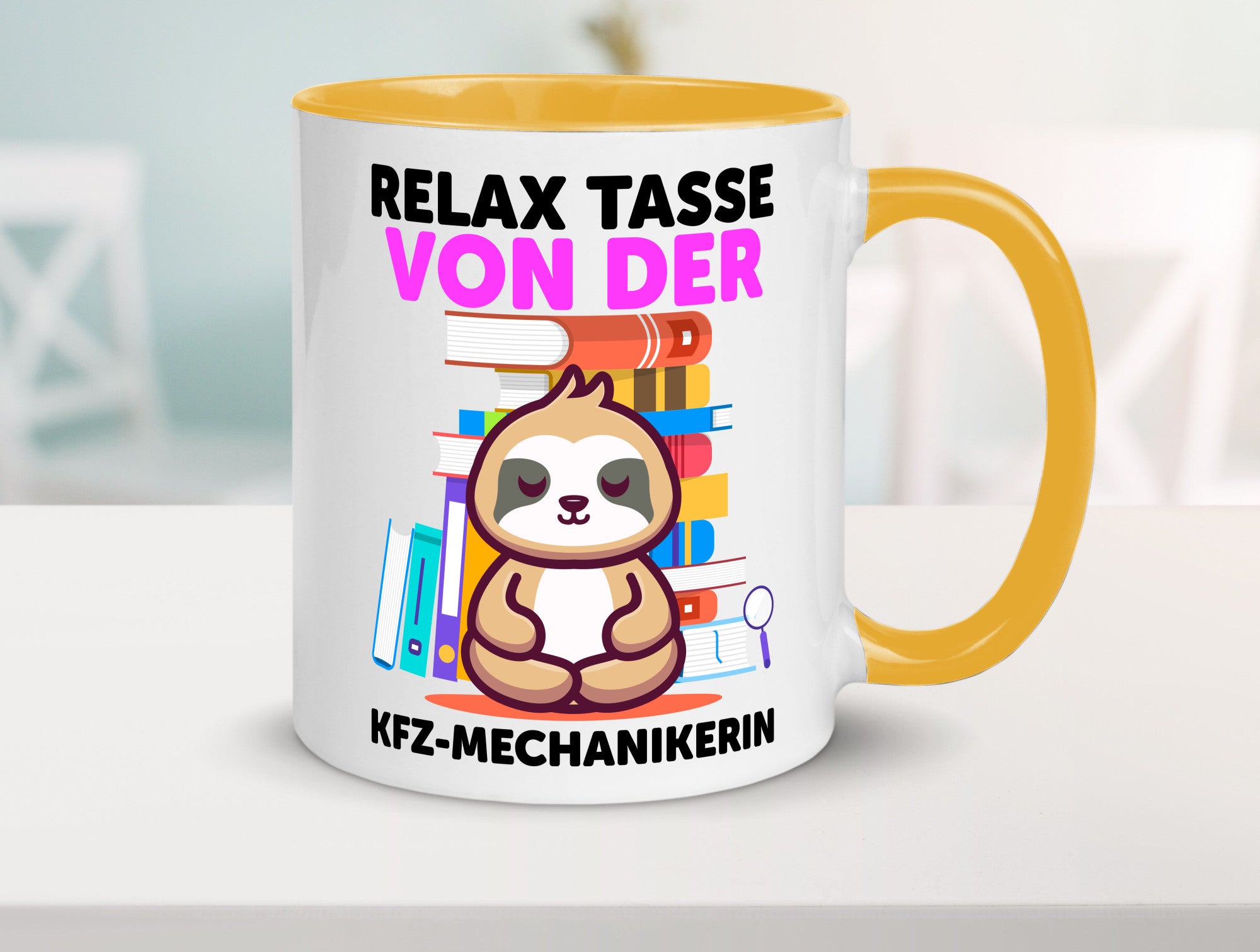 Relax Tasse: KFZ-Mechanikerin | Mechaniker KFZ Humor Geschenkidee Tasse