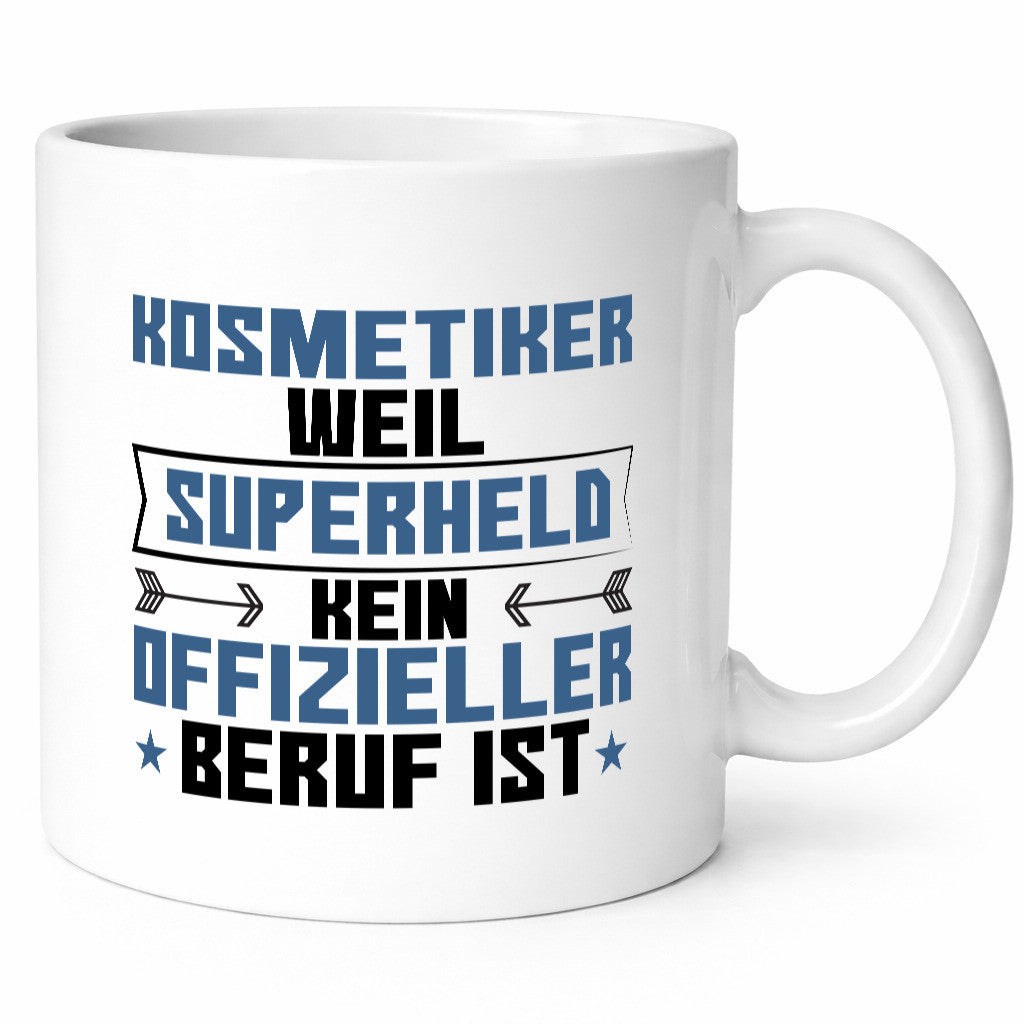 Superheld Kosmetiker | Kosmetik Stylist Visagist Geschenkidee Humor Tasse