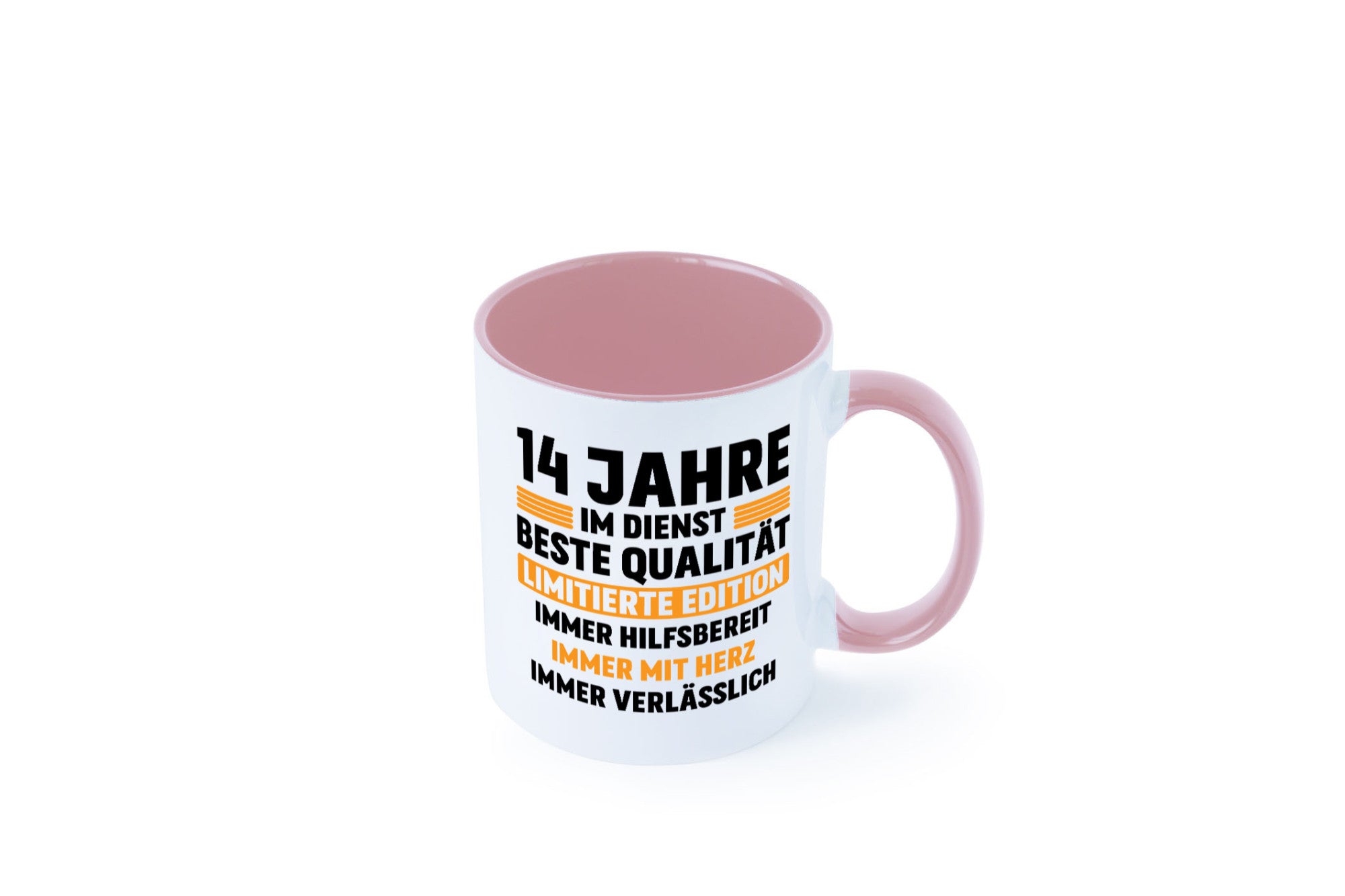 14 Jahre im Dienst | Jubiläum Arbeit v2 Geschenk Kollegen Büro lustiger Spruch