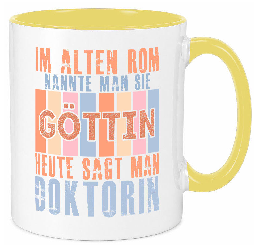 Heute sagt man: Doktorin | Doktorand Doktortitel Geschenk Humor Geschenkidee
