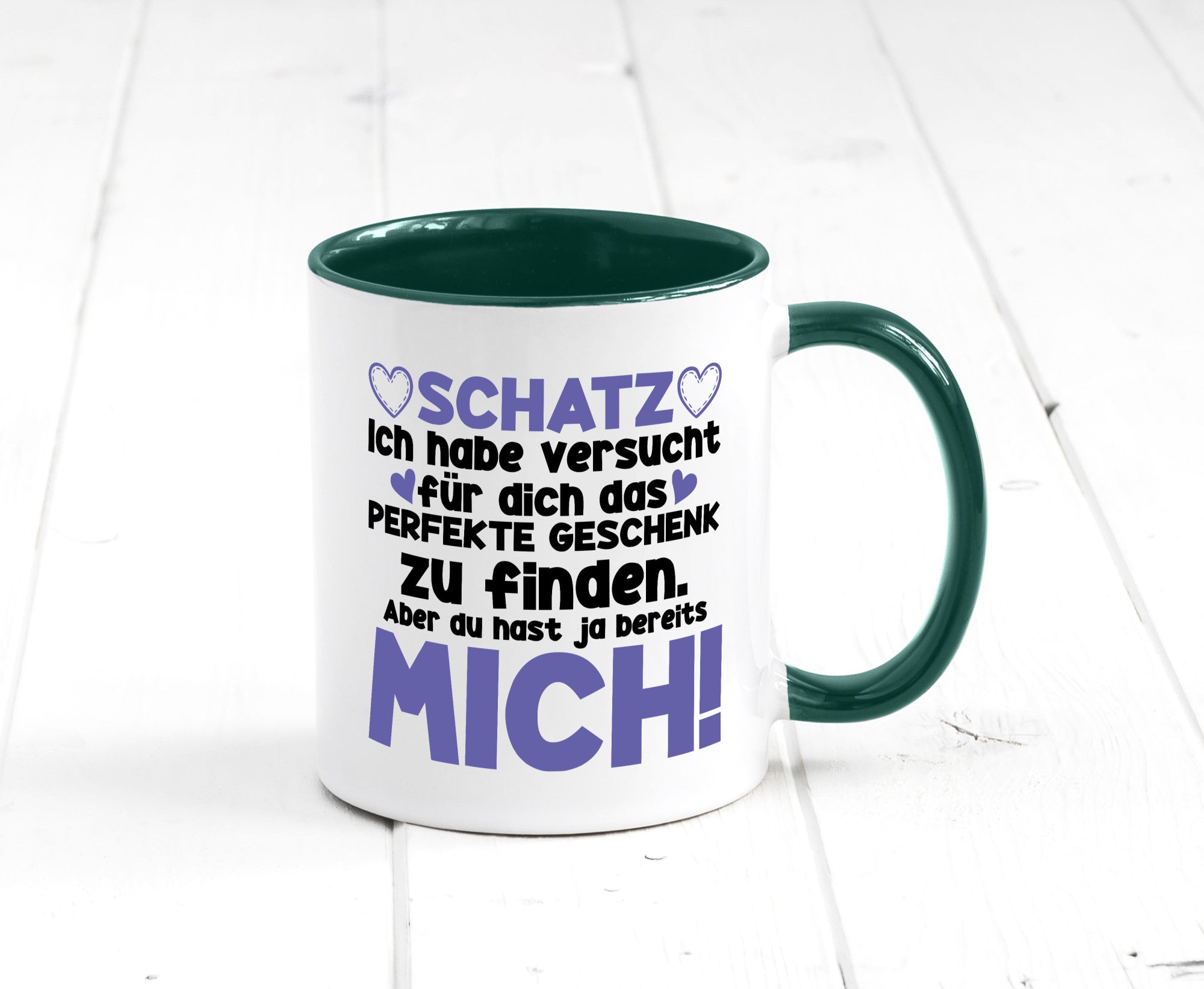 Schatz | Liebe Valentinstag Freund Freundin Herz Geschenkidee Humor Tasse