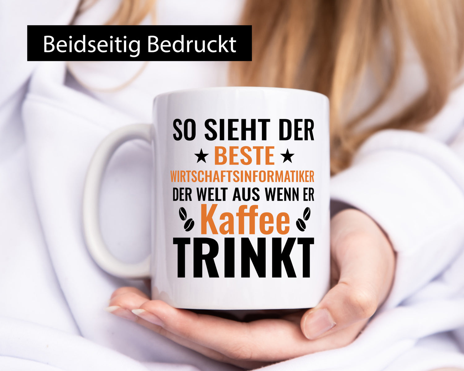 Kaffee trinkt: Wirtschaftsinformatiker | Informatik Humor Geschenkidee Tasse