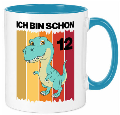 12. Geburtstag | 12 Jahre Dinosaurier lustiger Spruch Geschenk Geschenkidee