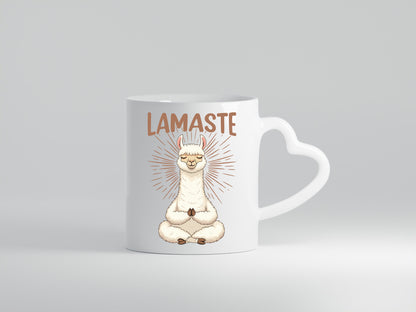 Lamaste | Lama Namaste lustiger Spruch Geschenk Humor Geschenkidee Tasse
