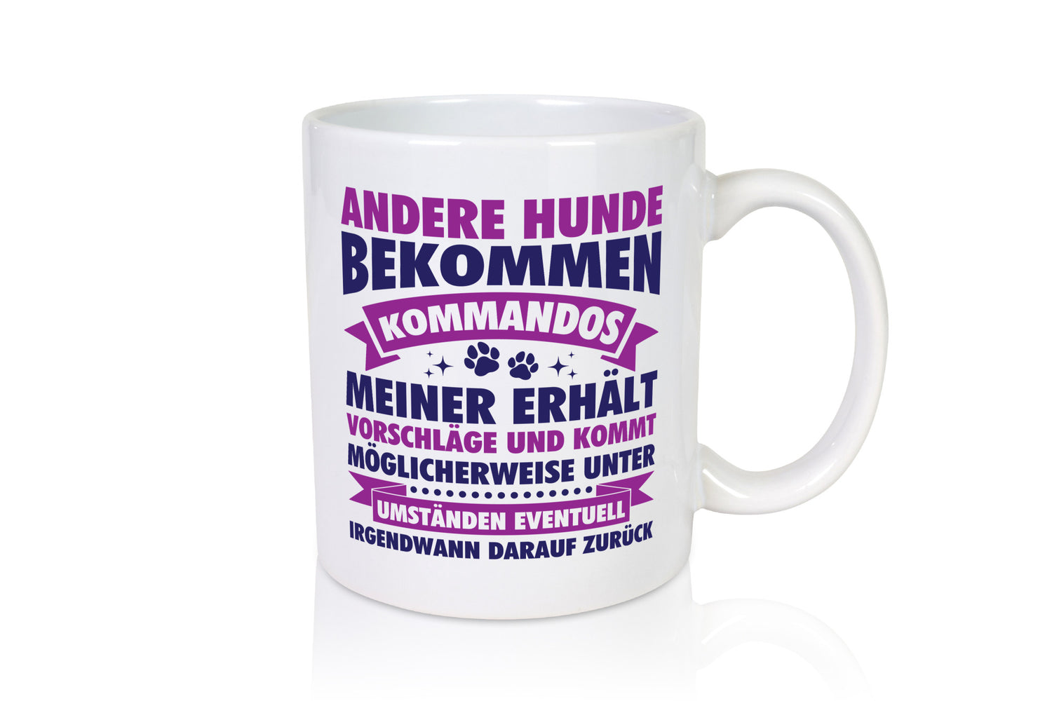 Hunde Training | Hundebesitzer Tasse Hundekommando vl9 lustig Tierliebhaber