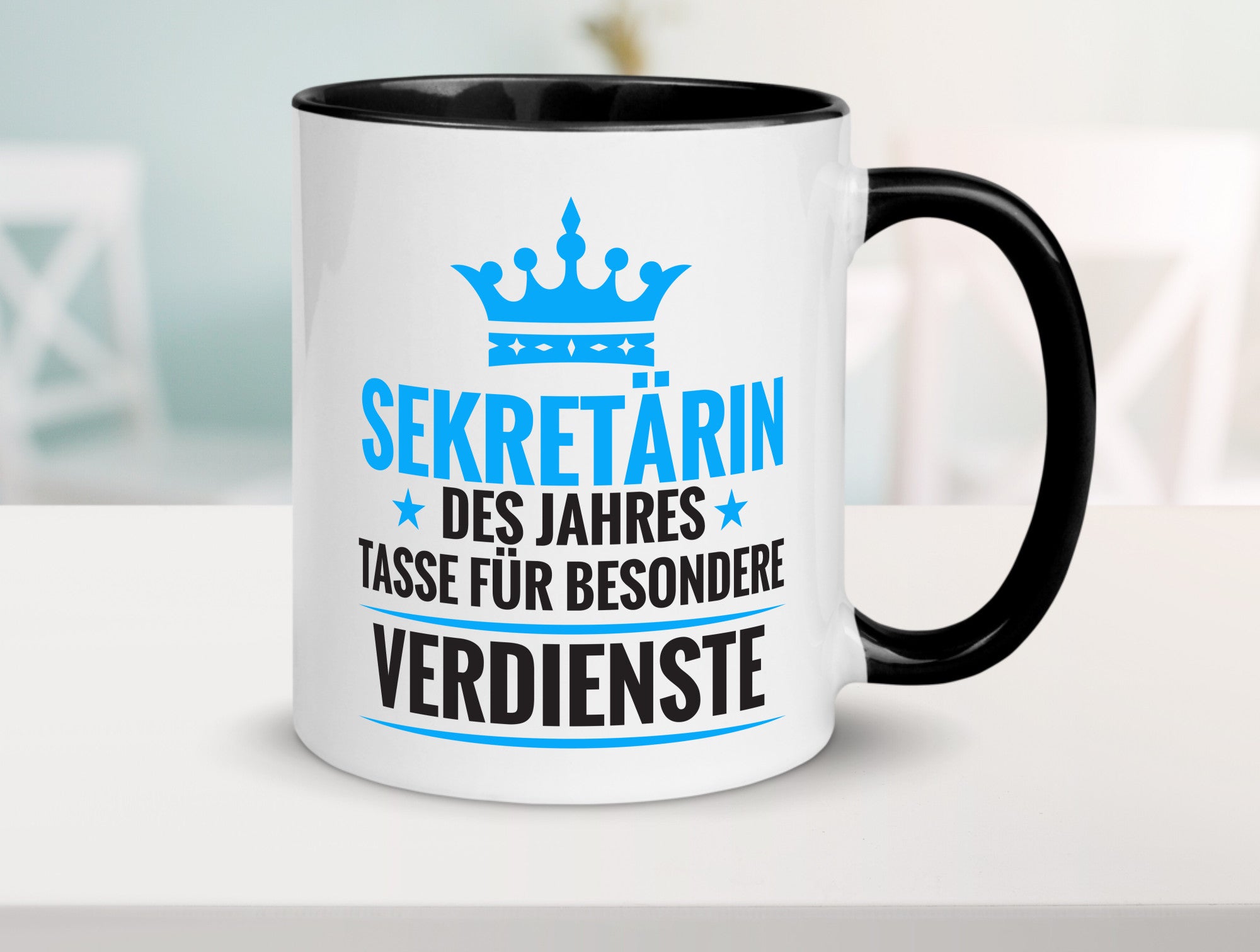 Besonderer Verdienst: Sekretärin | Büro Humor Arbeit Kollegen Geschenkidee Tasse