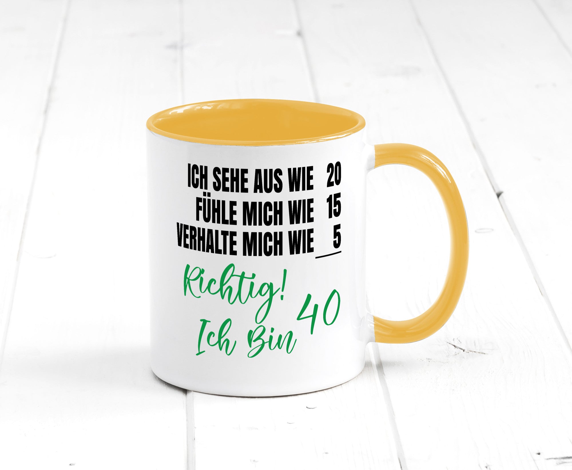 Ich bin Jung | 40 Geburtstag Verhalte mich wie ein Kind Geschenk Geschenkidee