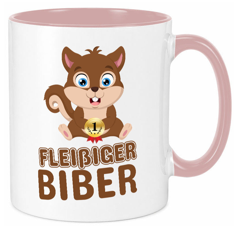 Fleißiger Biber | Motiv Tasse Kinder Geburtstag lustig Geschenkidee Geschenk