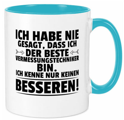 Der Beste Vermessungstechniker | Techniker lustiger Spruch Geschenk Humor Tasse