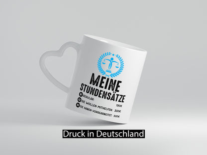 Mein Stundensatz | Ausbeutung Arbeit Geschenk Kollegen Büro lustiger Spruch