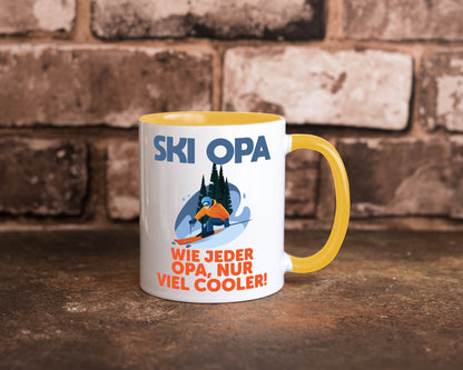 Ski Opa, normal, nur cooler | Skifahrer Bäume Schnee Geschenkidee Familie Humor