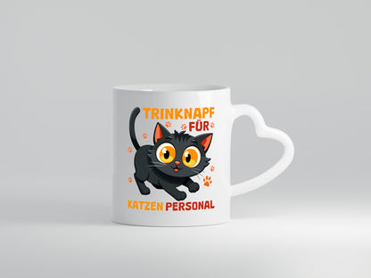 Katzen Personal | Katzenbesitzer Tasse Katze Humor vl3 Geschenkidee