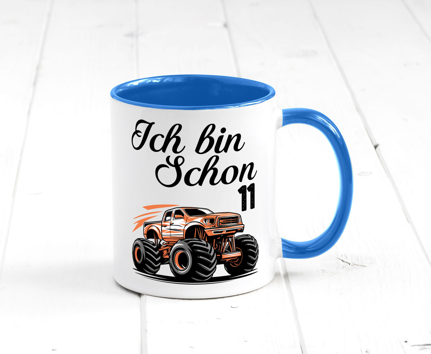 11. Geburtstag | Monster truck 11 Jahre lustiger Spruch Geschenk Geschenkidee