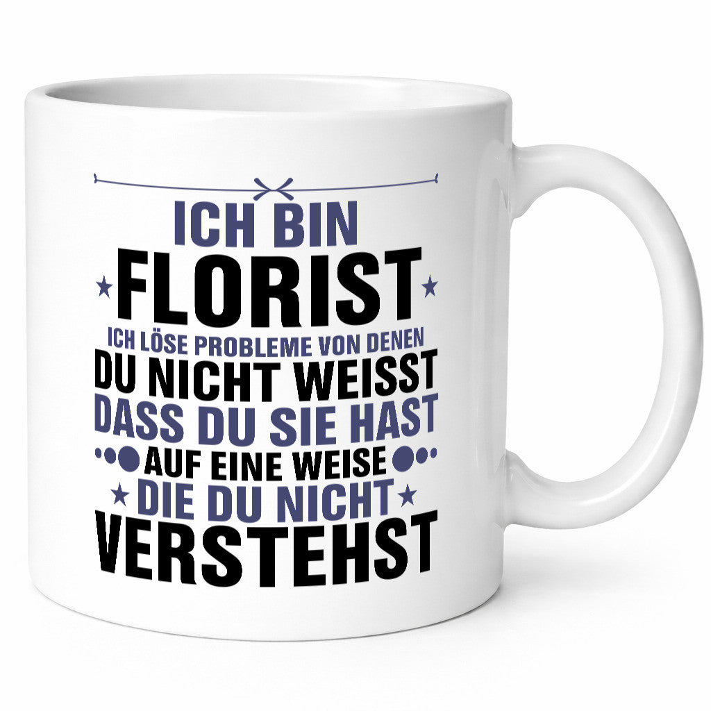 Löse Probleme: Florist | Blumen Verkäufer lustig Humor Geschenkidee Geschenk