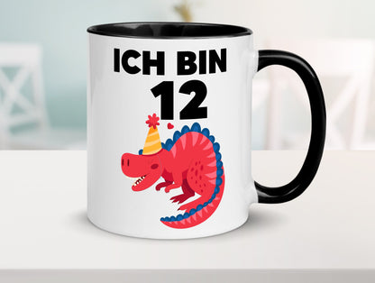 12. Geburtstag | Dino Dinosaurier 12 Jahre Geschenkidee Humor Tasse