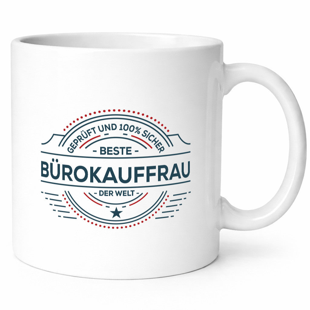 Geprüft und sicher: Bürokauffrau | Kauffrau lustiger Spruch Geschenk Arbeit