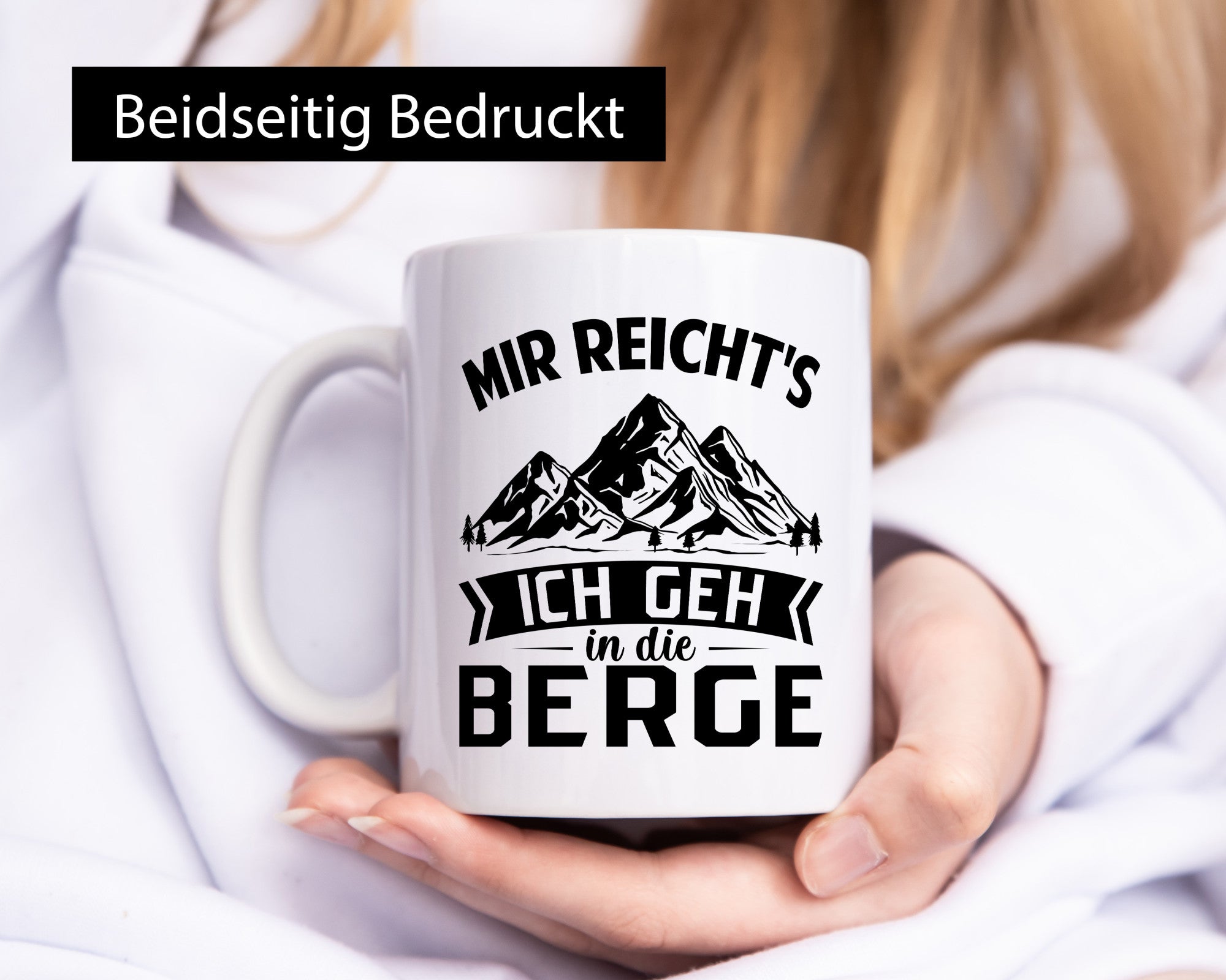 Ich gehe in die Berge | Wandern Natur Laufen lustiger Spruch Geschenk Humor