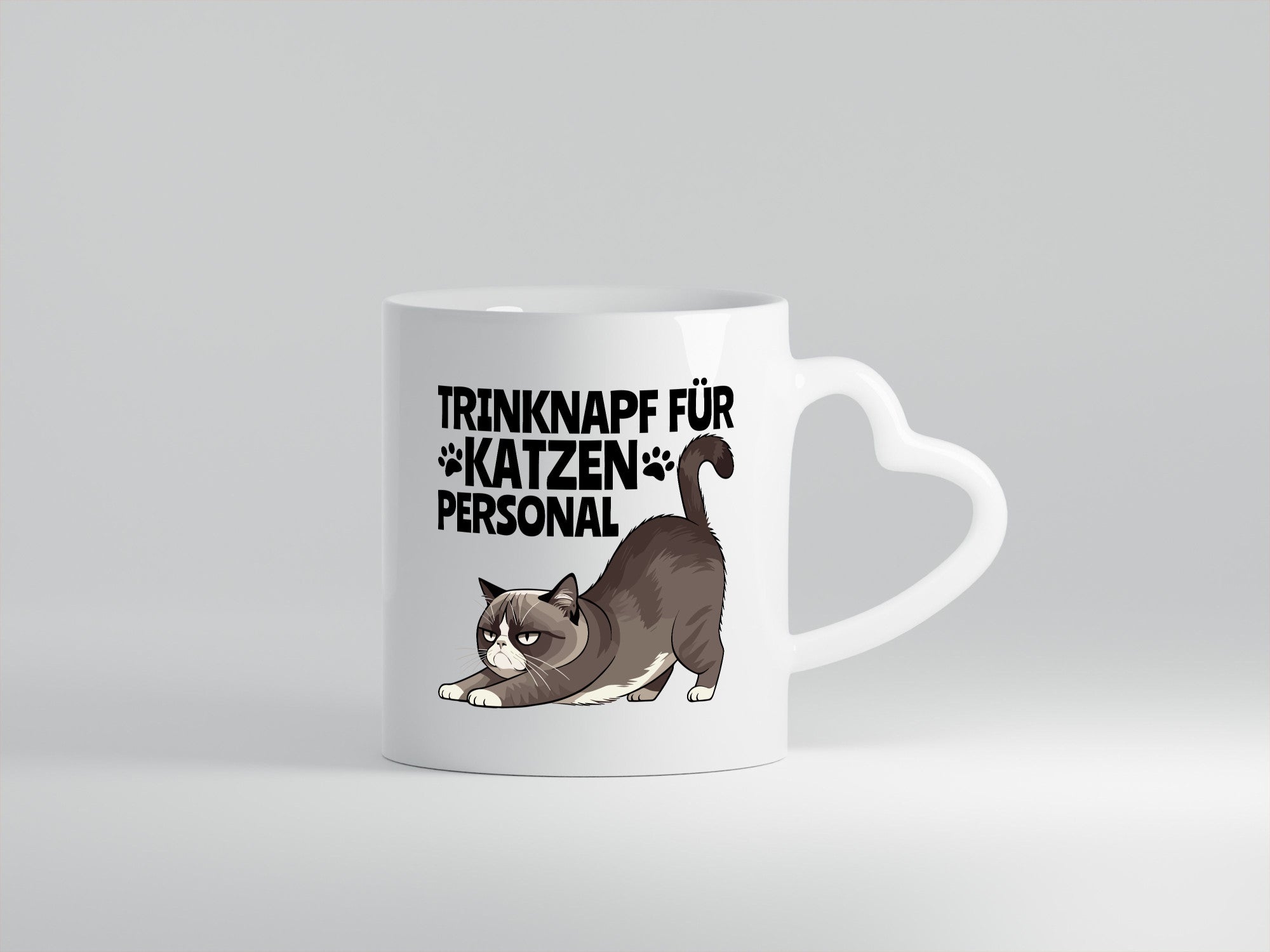 Katzen Personal | Katzenbesitzer Tasse Katze Humor vl7 lustig Tierliebhaber