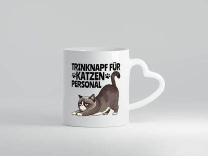 Katzen Personal | Katzenbesitzer Tasse Katze Humor vl7 lustig Tierliebhaber