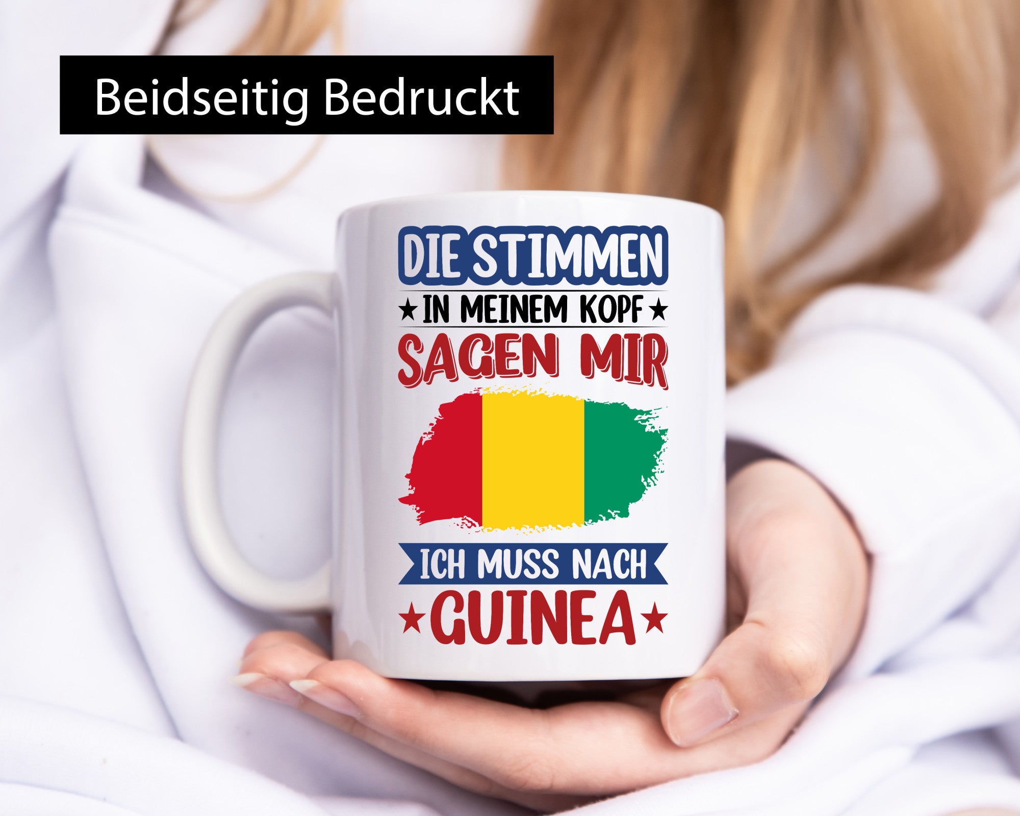 Guinea | Urlaub Stimmen in meinem Kopf Traumland lustiger Spruch Geschenk Humor