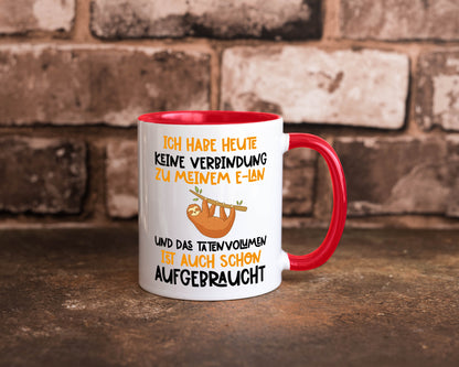 Tatenvolumen aufgebraucht | Spruch Humor Faultier Tierliebhaber Geschenkidee