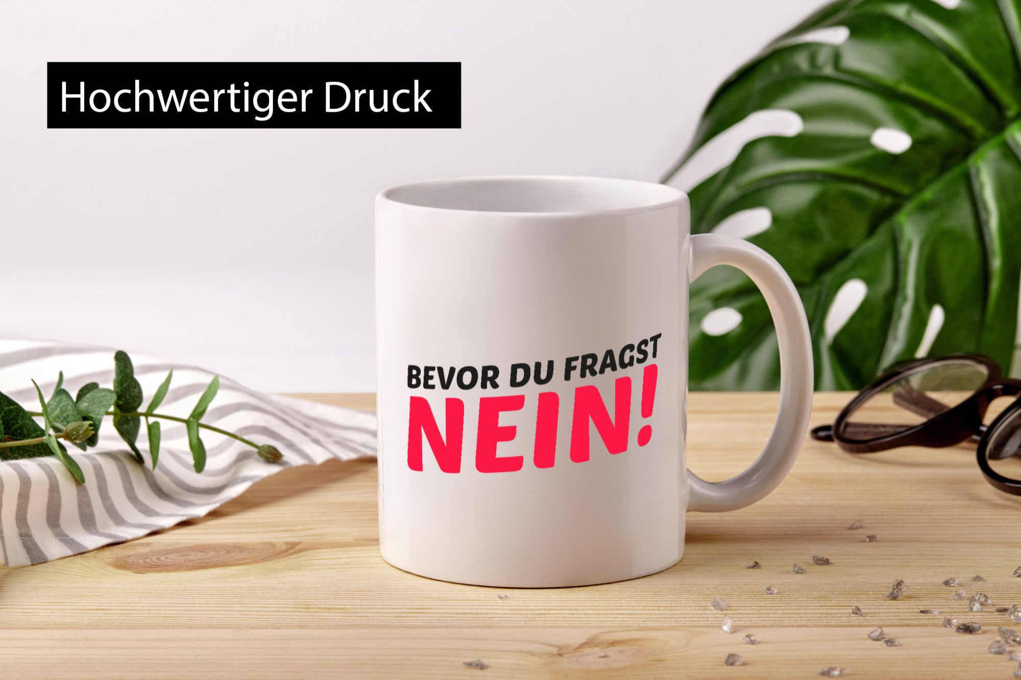 Bevor du fragst Nein | Kollegen Arbeit lustiger Spruch Geschenkidee Büro Humor